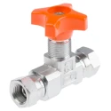 RS PRO Hydraulic Pressure Gauge Isolation Valve 1/4in Female Inlet Carbon Steel Body 400 bar 278-8803