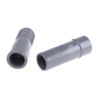 Georg Fischer Hose Connector PVC-U with Solvent Cement Spigot Metric and Parallel Hose Connection 721960408