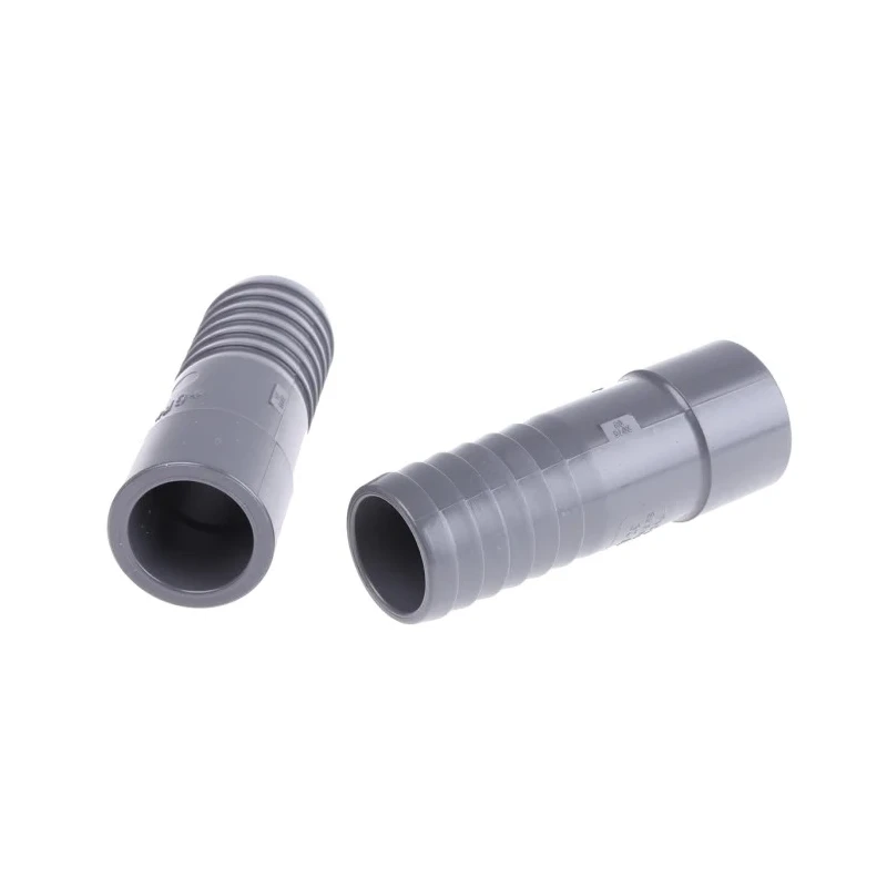 Georg Fischer Hose Connector PVC-U with Solvent Cement Spigot Metric and Parallel Hose Connection 721960408