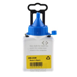 CK Chalk Line Refill with 60g Blue Chalk, Plastic Case Material, Model T3521B 100