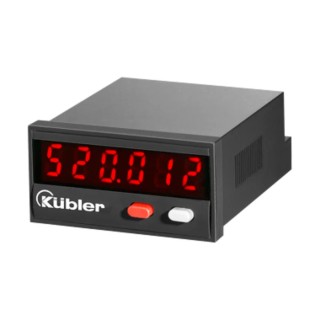Kubler CODIX 520 Panel Mount Digital Counter, 6 Digit LED Display, 60 kHz Frequency, 30 V DC 6.520.012.300