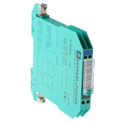 Pepperl + Fuchs Dual Channel DIN Rail Mount Zener Barrier 10V AC Supply ATEX Certified Z 960