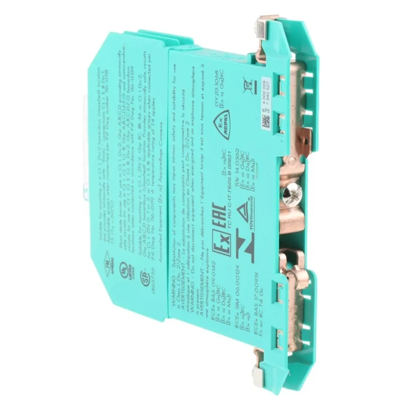 Pepperl + Fuchs Dual Channel DIN Rail Mount Zener Barrier 10V AC Supply ATEX Certified Z 960