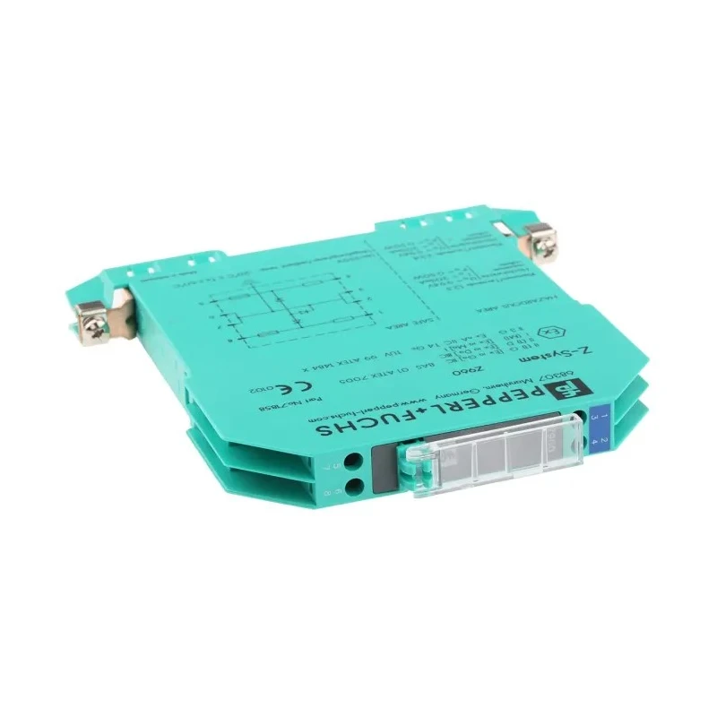 Pepperl + Fuchs Dual Channel DIN Rail Mount Zener Barrier 10V AC Supply ATEX Certified Z 960