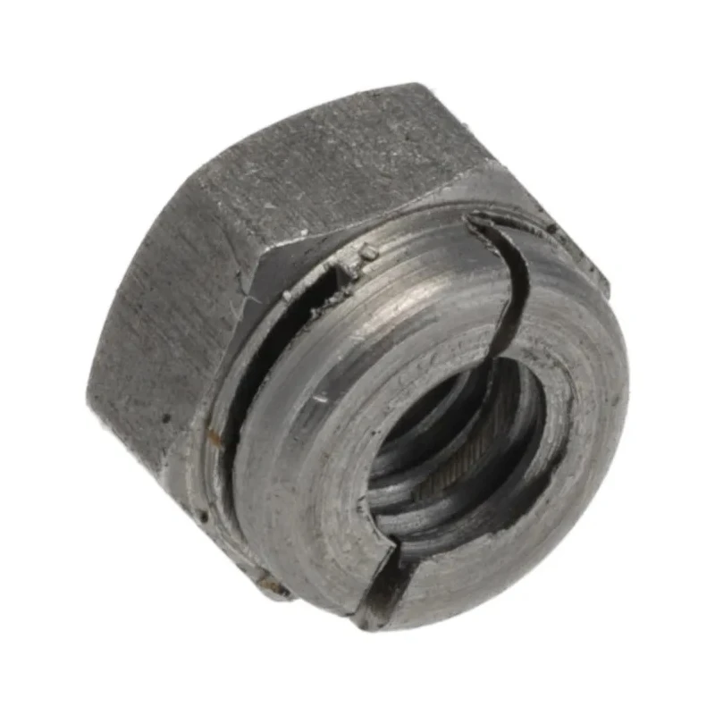 Aerotight Plain Steel Locknut, RoHS Compliant, Metric Thread, Size M4, Width 7mm, Overall Height 4.79mm A2AEROTIGHTM04RS