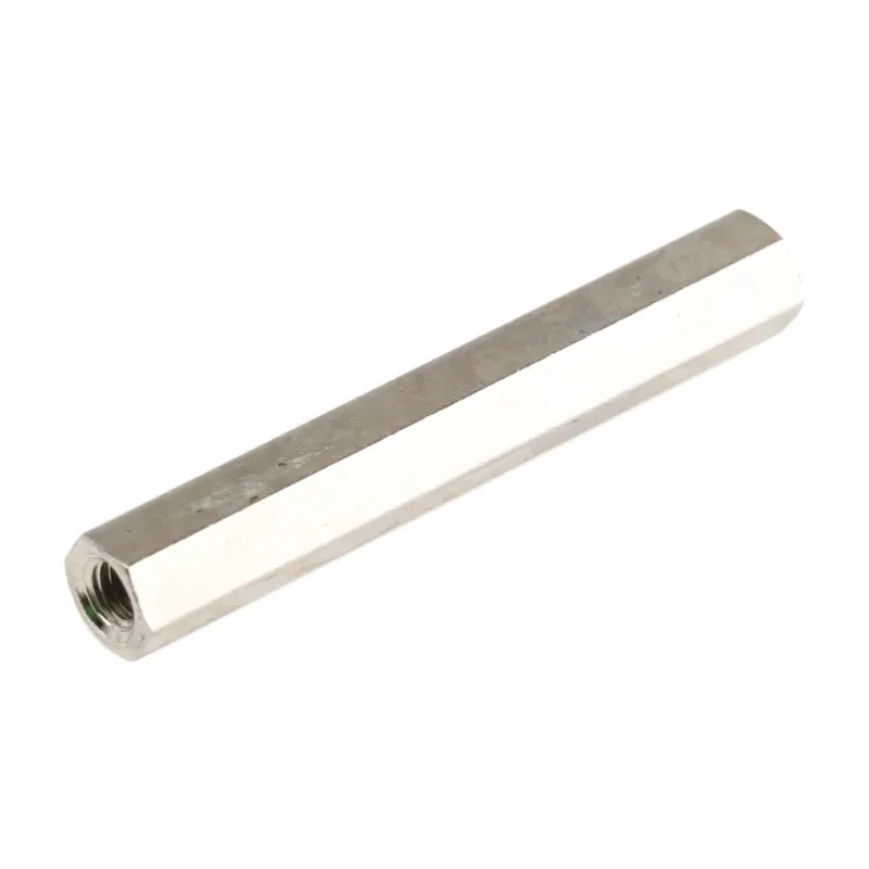 Essentra Threaded Standoff M3, 35 mm Body, Brass, Nickel Finish 301335040050