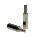 Essentra M3 Standoff, 15 mm Body, Brass HTSB-M3-15-5-2