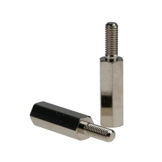 Essentra M3 Standoff, 15 mm Body, Brass HTSB-M3-15-5-2