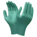 Ansell Green Nitrile Disposable Gloves Food Safe 0.12 mm Thickness Size M 92600080