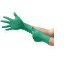 Ansell Green Nitrile Disposable Gloves Food Safe 0.12 mm Thickness Size M 92600080