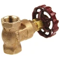 RS PRO Bronze Gate Valve 1/2 in BSPT Inlet & Outlet, 20 bar Max Operating Pressure, Non-Rising Stem, 78mm Handle 282-0799