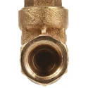 RS PRO Bronze Gate Valve 1/2 in BSPT Inlet & Outlet, 20 bar Max Operating Pressure, Non-Rising Stem, 78mm Handle 282-0799