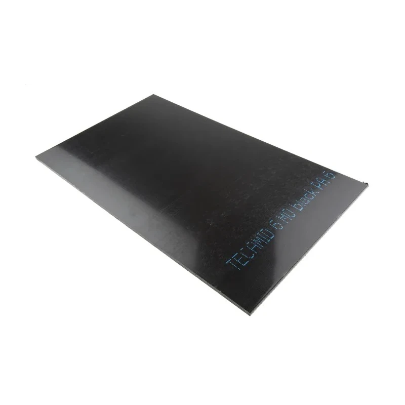RS PRO Black Polyamide Plastic Sheet 500 mm x 300 mm x 6 mm 282-0711