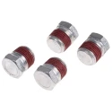 Enerpac Hydraulic Manifold 7 Stations, Threaded Port Type, 3/8 in Port Size, 700 bar Maximum Operating Pressure A64