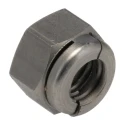 Aerotight Plain Locknut M12, All-Metal Stainless Steel, 19mm Width, Reusable A2AEROTIGHTM12RS