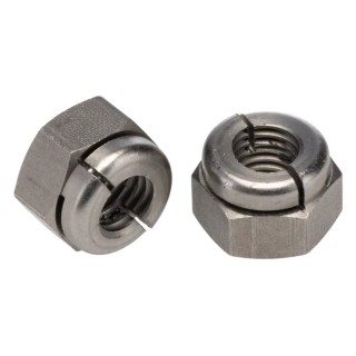 Aerotight Plain Locknut Metric M10, RoHS Compliant, 17mm Width A2AEROTIGHTM10RS