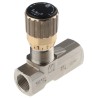 RS PRO Hydraulic Flow Control Valve In Line Mount, G 3/8 Thread, 210 bar Pressure, 30L/min Flow Rate 283-4029