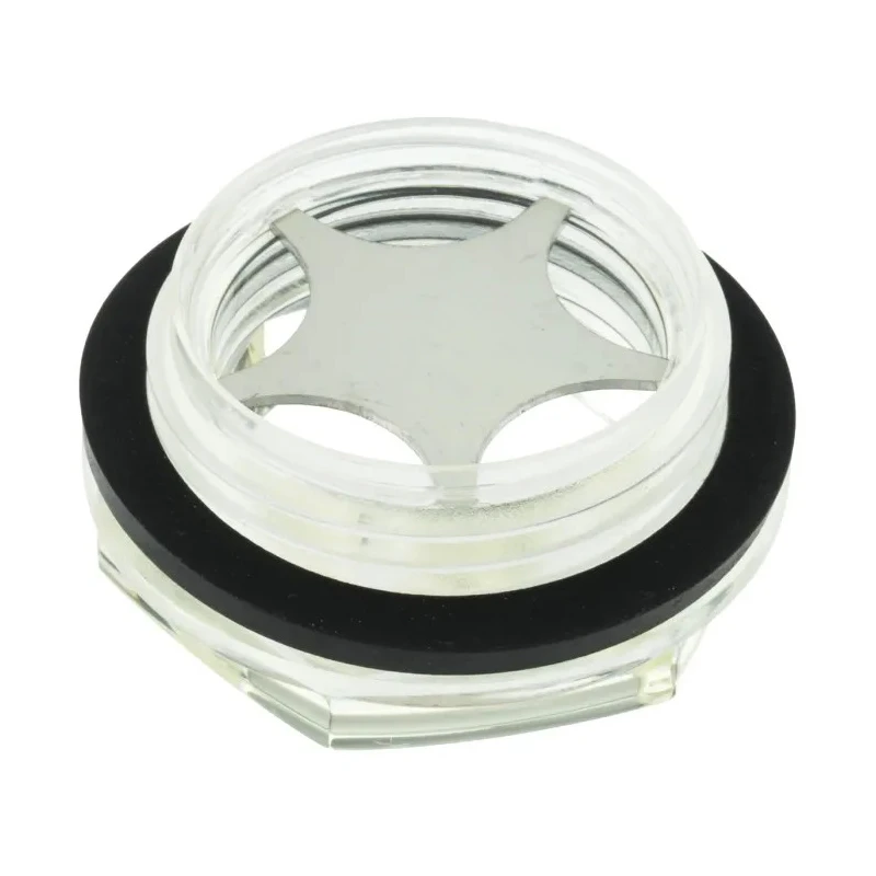 Elesa Liquid Level Indicator with Technopolymer Polyamide Housing G 1 in Thread Size, Seal Material Nitrile Rubber 13741