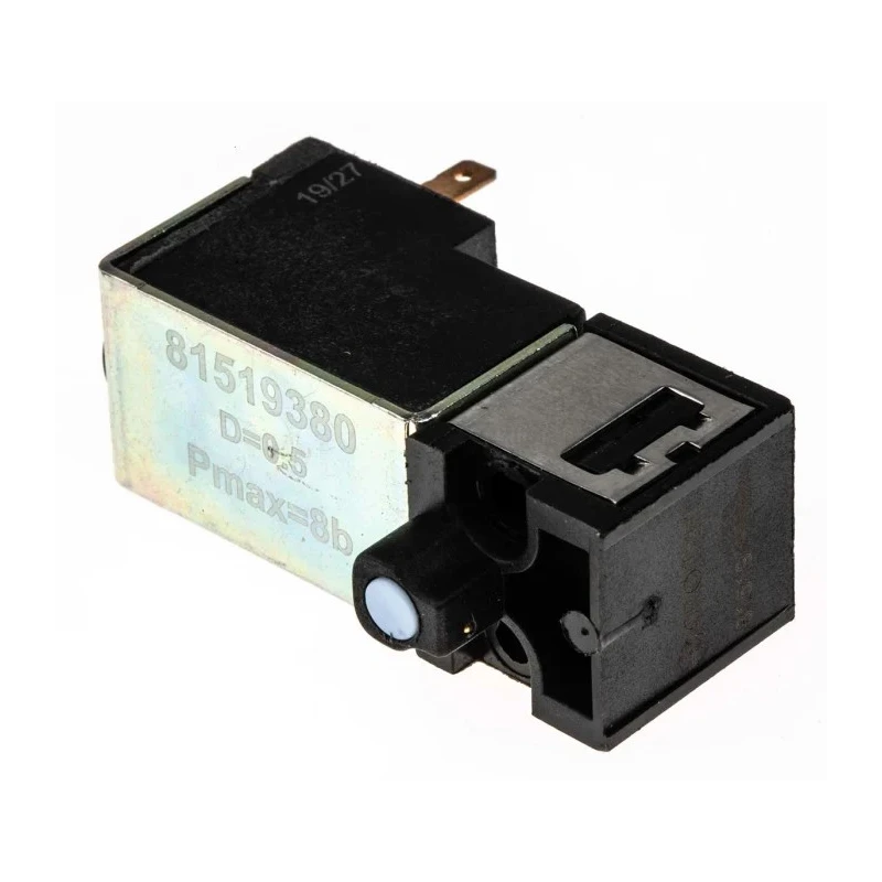 Crouzet Pneumatic Solenoid Valve 3/2 NC Solenoid Manifold Mount Push-in Port 4 mm 24V AC 81 Series 81519380
