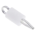 RS PRO 1 mm White Insulated Phosphor Bronze Terminal Post 262-2040