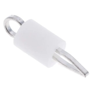 RS PRO 1 mm White Insulated Phosphor Bronze Terminal Post 262-2040