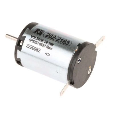 Maxon Brushed DC Motor, 24V Supply Voltage, 5W Power, 0.615 Ncm Torque, 6552 RPM Speed, 2 mm Shaft Diameter, Model 134386