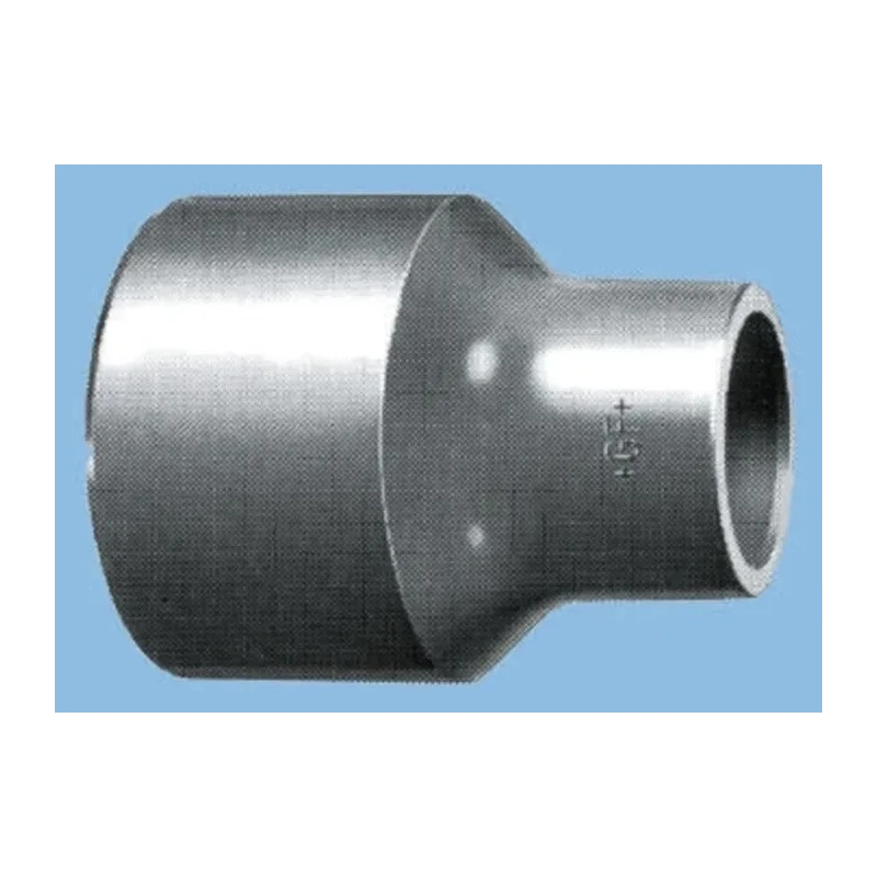 Georg Fischer Plastic Pipe Fitting Straight Reducer Bush Polyvinyl Chloride Grey 41mm 721 910 337
