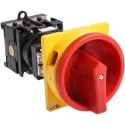 Eaton 3-Pole Panel Mount Isolator Switch, IP65 Rated, 100A, 0.6W, Red Handle, Model 