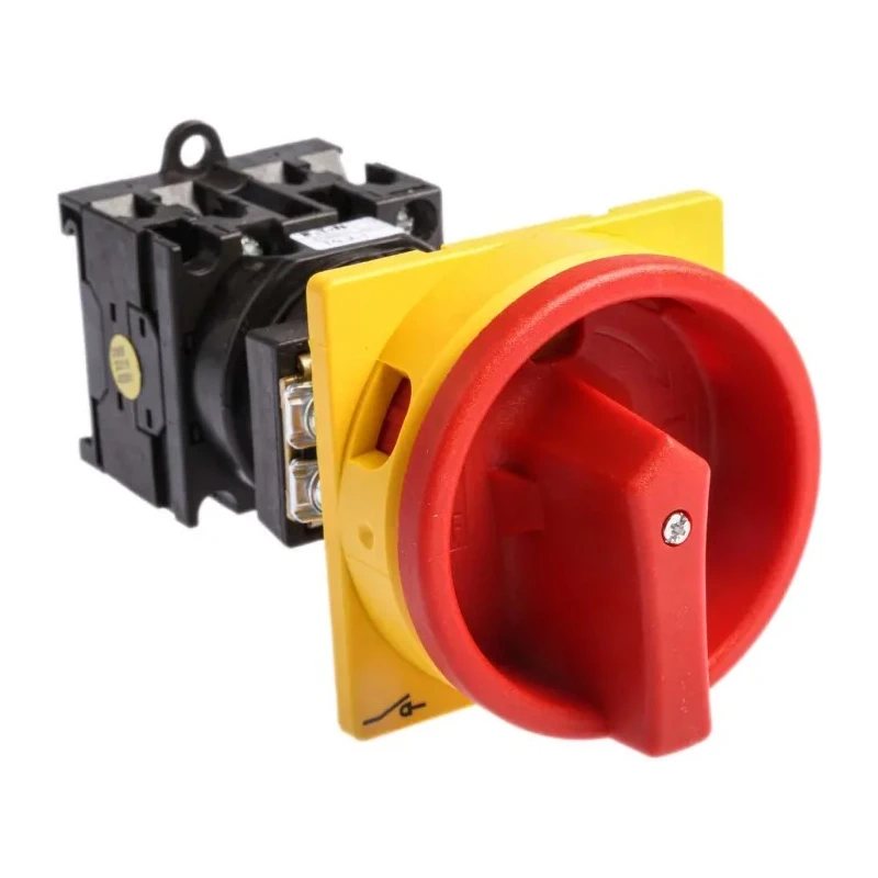 Eaton 3-Pole Panel Mount Isolator Switch, IP65 Rated, 100A, 0.6W, Red Handle, Model 