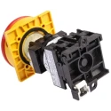 Eaton 3-Pole Panel Mount Isolator Switch, IP65 Rated, 100A, 0.6W, Red Handle, Model 