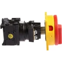 Eaton 3-Pole Panel Mount Isolator Switch, IP65 Rated, 100A, 0.6W, Red Handle, Model 