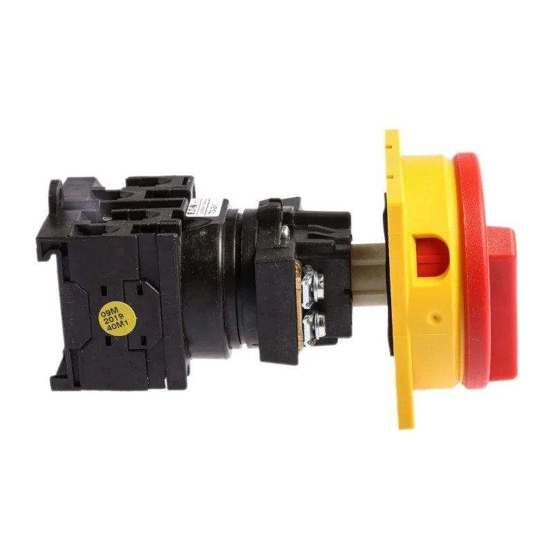 Eaton 3-Pole Panel Mount Isolator Switch, IP65 Rated, 100A, 0.6W, Red Handle, Model 