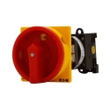 Eaton 3-Pole Panel Mount Isolator Switch, IP65 Rated, 100A, 0.6W, Red Handle, Model 