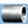 Georg Fischer Plastic Pipe Fitting Straight Socket, Agate Grey, 16 bar Pressure, 3.11 in Length 723 910 111