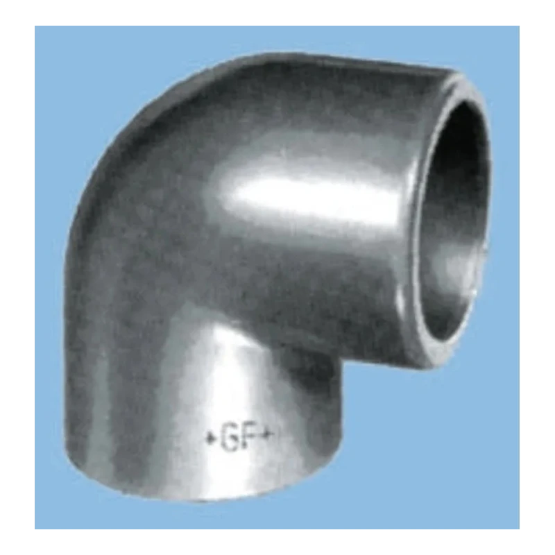 Georg Fischer Plastic Pipe Fitting 90° Elbow Polyvinyl Chloride 16 bar 27mm Length 723100106