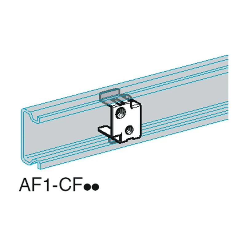 Schneider Electric PanelSeT Series Steel Sliding Nut for Use with AM1-ED Mounting Rail AF1CF56