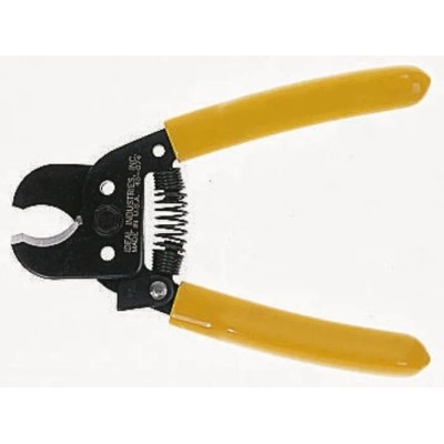 Ideal Industries Data-T Flush Cable Cutter, Steel Jaw, Rubber Grip, Plastic Handle, 139.7mm Length, Maximum Cutting 285-9179