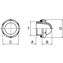 Elesa Liquid Level Indicator Polyamide Housing 1/2 in G Thread, Max Pressure 2 bar, Max Temp 110°C 10901