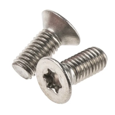 RS PRO Hexalobular Recess Countersunk Stainless Steel Machine Screw 12 mm M5 262-5768
