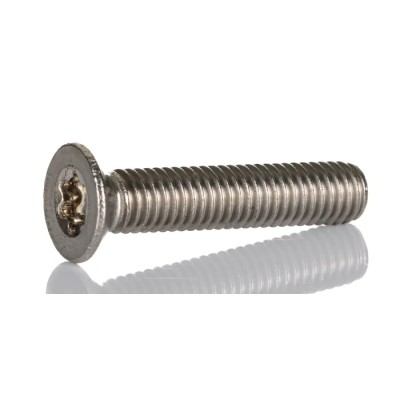 RS PRO Hexalobular Recess Countersunk Stainless Steel Machine Screw 25 mm M5 262-5796