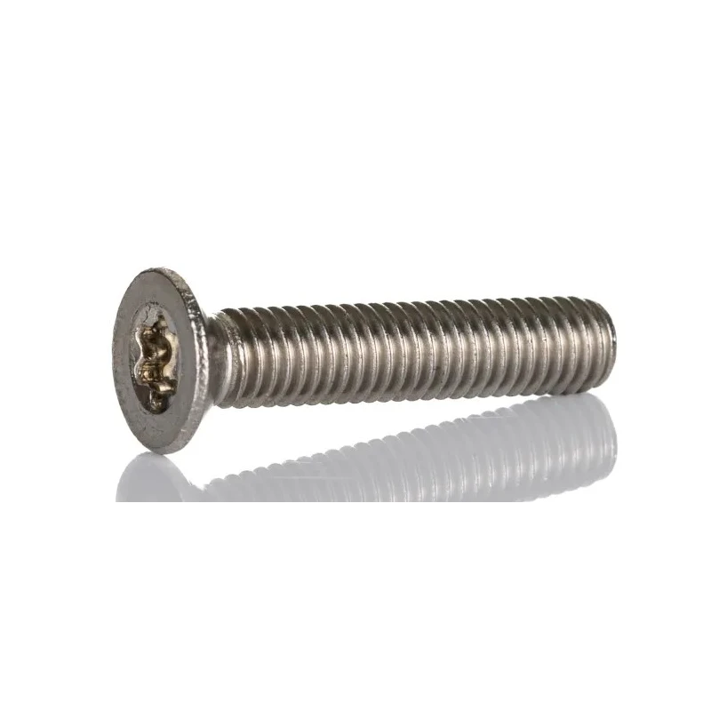 RS PRO Hexalobular Recess Countersunk Stainless Steel Machine Screw 25 mm M5 262-5796