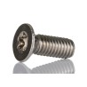 RS PRO Countersunk Hexalobular Recess Stainless Steel Machine Screw M6 x 16mm 262-5819