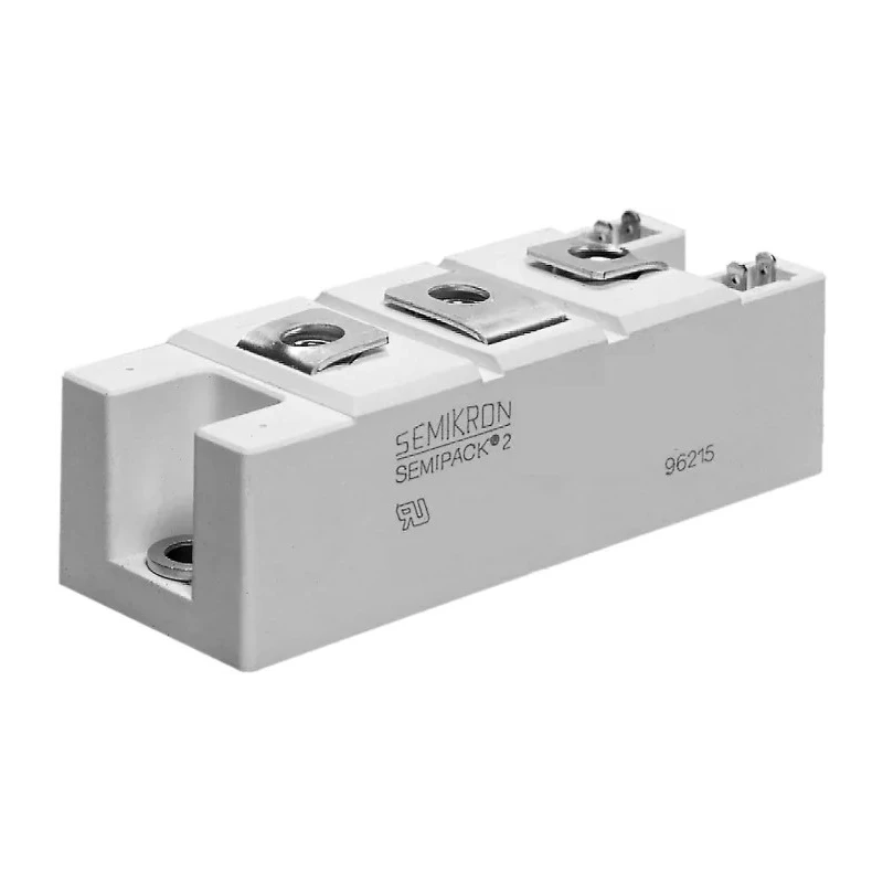 Semikron Danfoss Dual Thyristor Module 1600 V, 137 A, 150 mA, 4.7 kA, 1.8 V SKKT 132/16 E