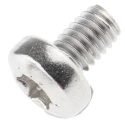 RS PRO Hexalobular Recess Pan Stainless Steel Machine Screw 6 mm M4 262-5910