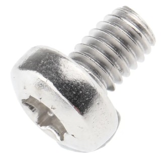 RS PRO Hexalobular Recess Pan Stainless Steel Machine Screw 6 mm M4 262-5910