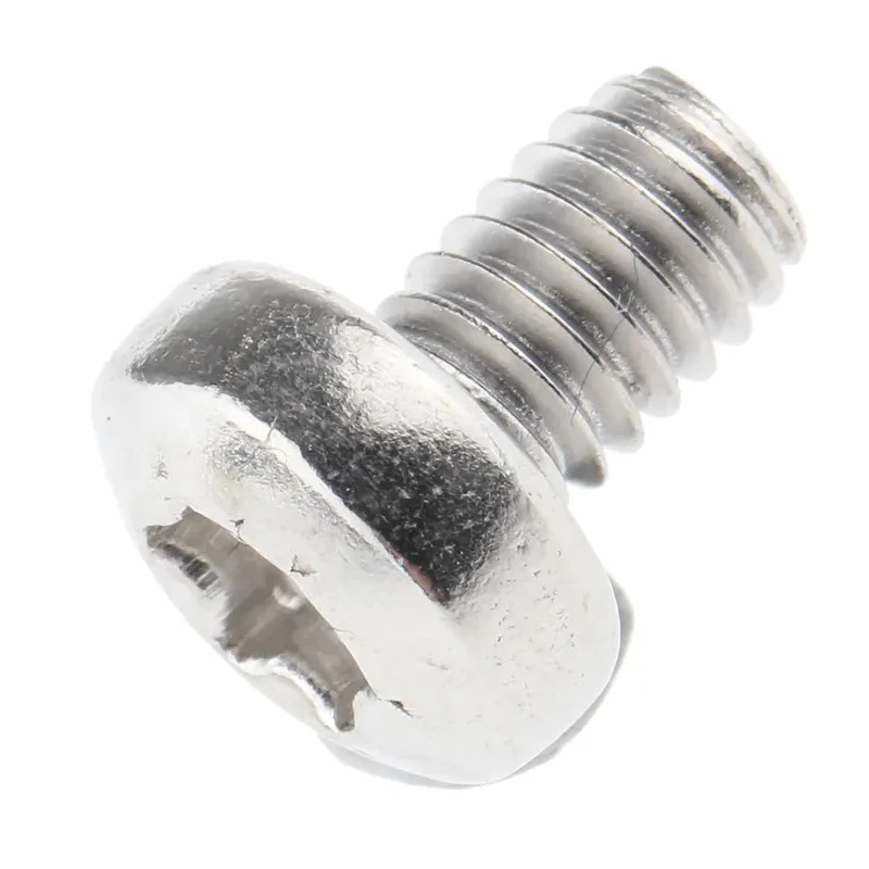 RS PRO Hexalobular Recess Pan Stainless Steel Machine Screw 6 mm M4 262-5910