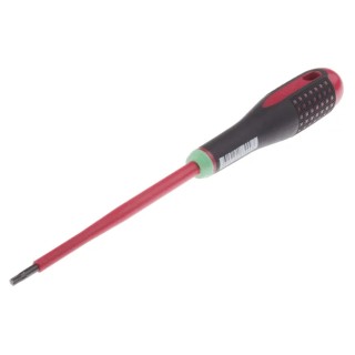 Bahco Standard Screwdriver T20 Tip 125 mm Blade Bi-Material Handle Alloy Steel Blade VDE 1000V Approved 247mm BE-8920S