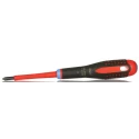 Bahco Pozidriv Screwdriver PZ1 Tip 80 mm Blade Bi-Material Handle Insulated VDE 0680//2 Standard Screwdriver 202mm BE-8810S