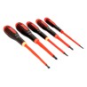 Bahco Insulated Phillips and Slotted Screwdriver Set, Chrome Steel, 5-Piece BE-9881S