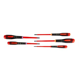 Bahco Insulated Pozidriv and Slotted Screwdriver Set 5-Piece BE-9882S